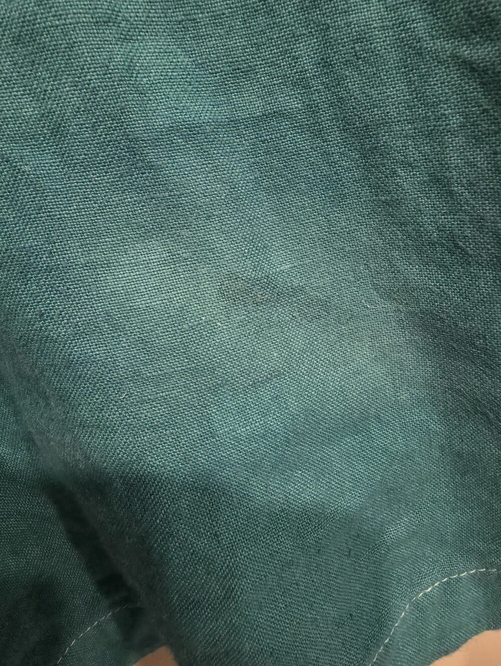 Not Perfect Linen LPN Teal Top One Size 100% Linen - Picture 6 of 6